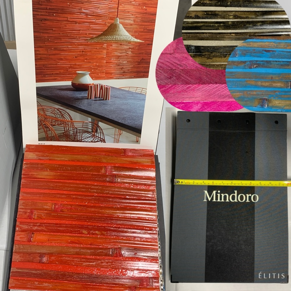 Élitis "MINDORO" Adhesive Vinyl Wallpaper Sample Book Made in France